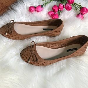 Forever 21 Shoes - Cognac Ballerina Flats Forever 21 Shoes - Cognac Ballerina Flats